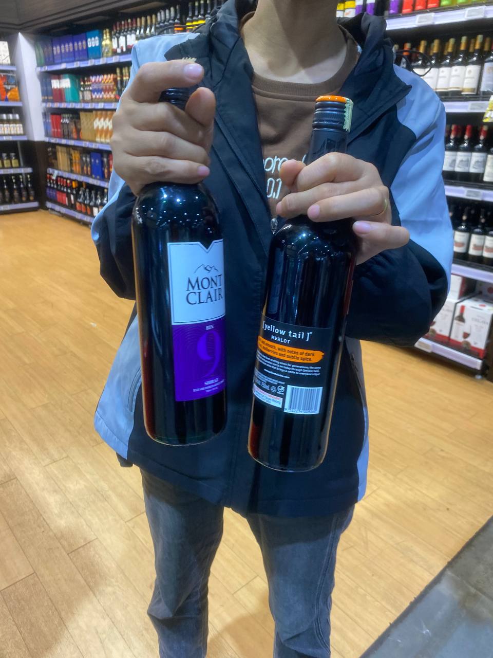 Mont Clair Promotion - Wine Tasting Setup